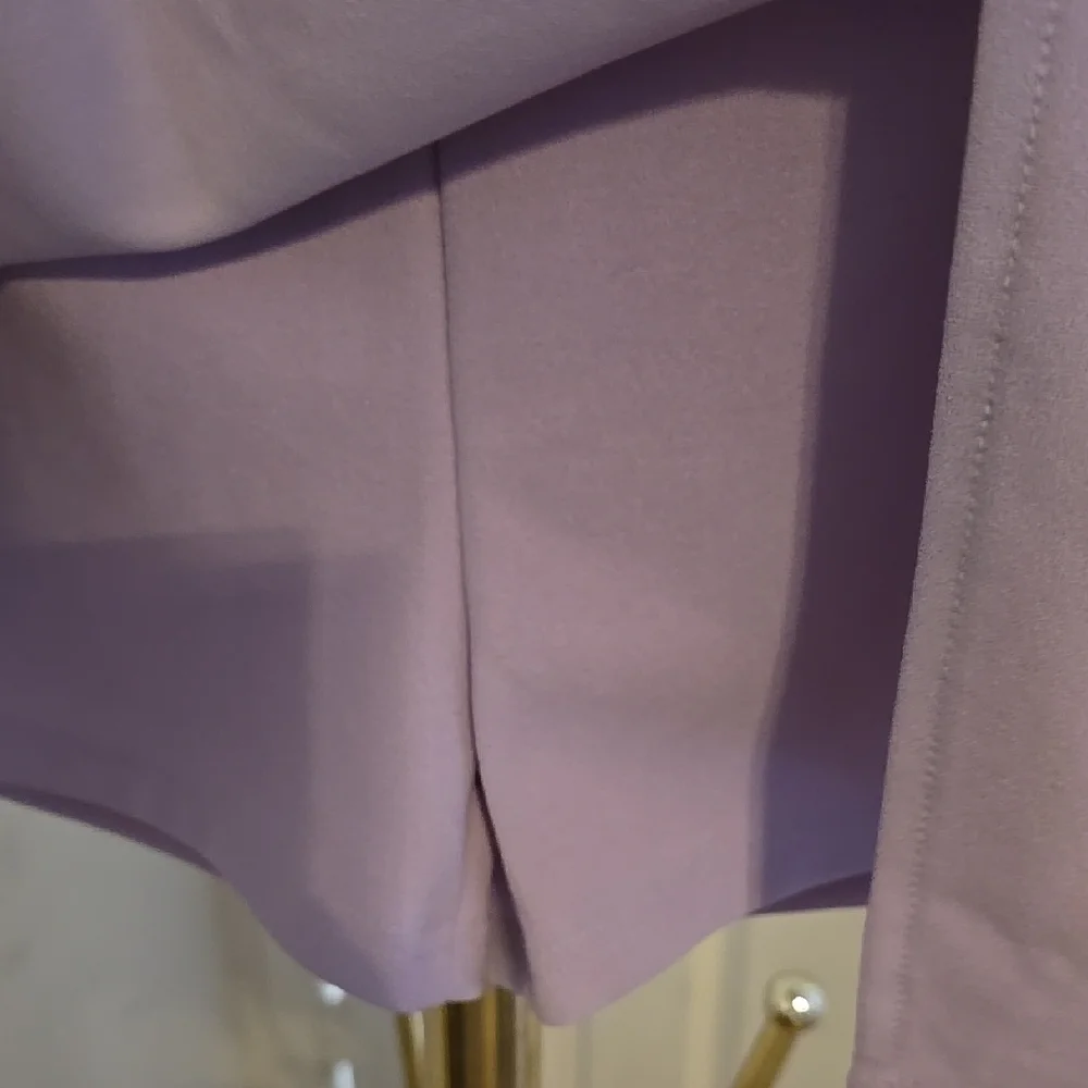 SHEIN Purple Asymmetrical Pencil Skorts - Picture 3 of 5